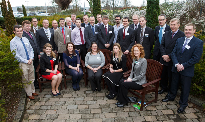 Speakers with Irish Grassland Association and Yara delegates at the Irish Grassland Association Dairy Conference sponsored by Yara