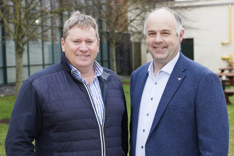Kevin Twomey and Mike Bermingham, our host farmers