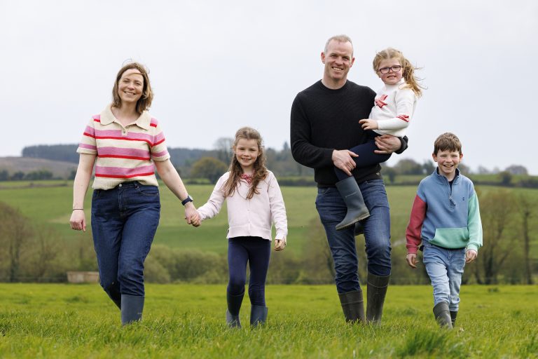Michael, Noreen, Tom, Hannah and Katie O' Gorman.